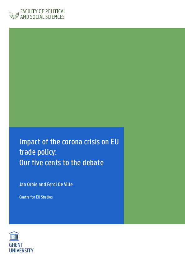 (PDF) Impact of the corona crisis on EU trade policy: Our five cents to ...
