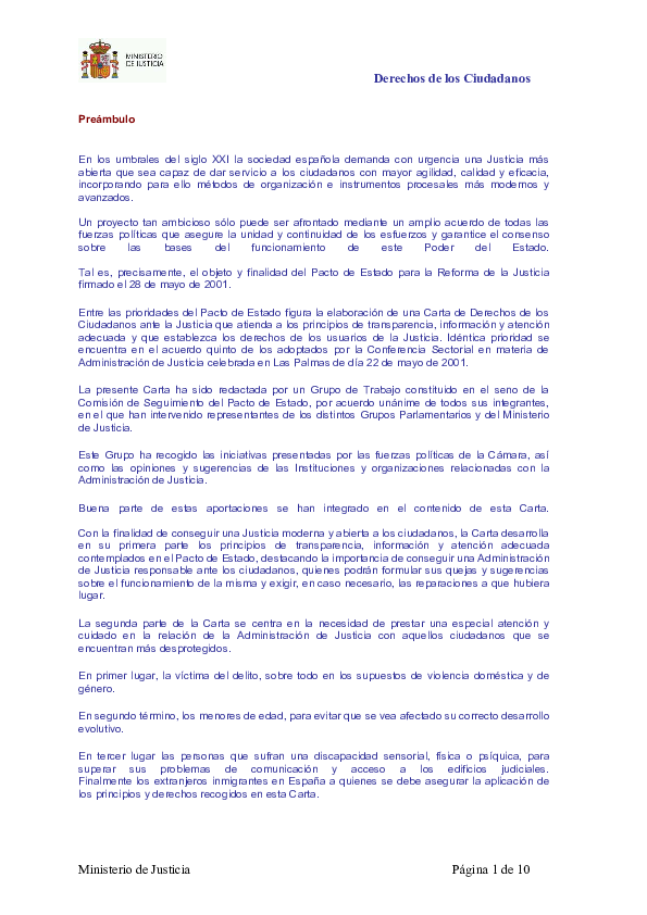  PDF Carta De Derechos De Los Ciudadanos Ante La Justicia Guadalupe 