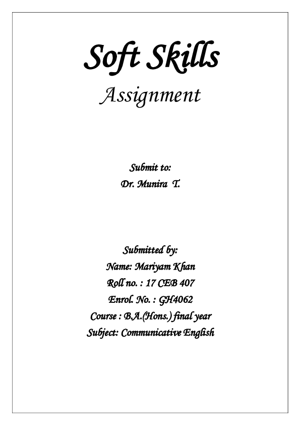 Assignment skills image