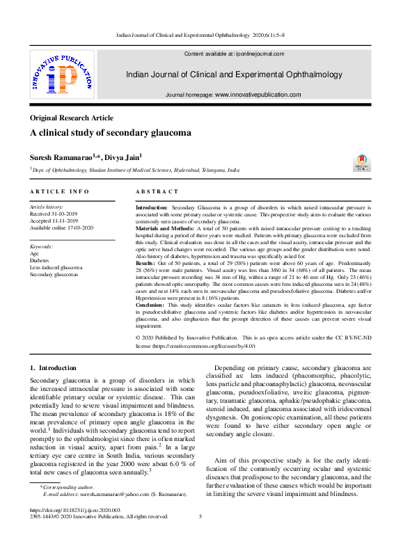 Pathophysiology of glaucoma pdf picture