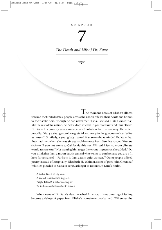 (PDF) The Death and Life of Dr. Kane