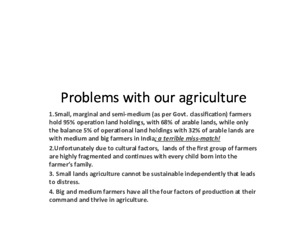 (PPT) Elucidation of farm distress
