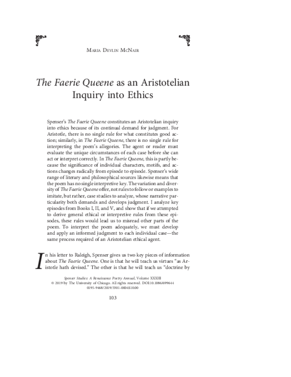 The faerie queene sample essay outlines picture