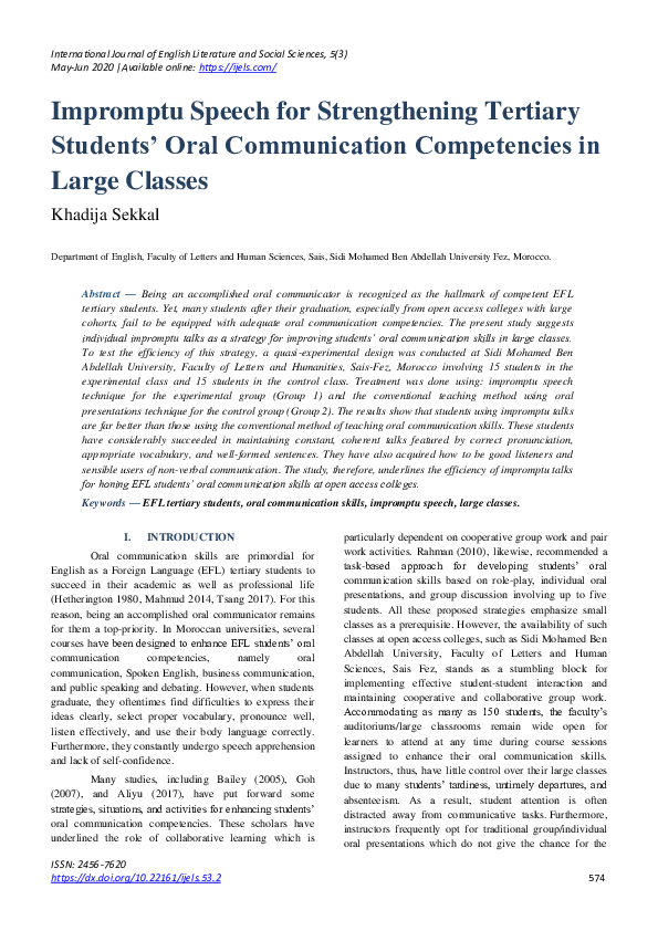 Tertiary graduation speech picture