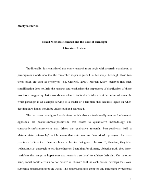 Quantitative research paradigm picture