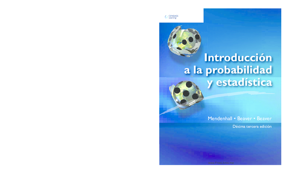 (PDF) Introducción a la probabilidad y estadística | MICHELLE SOLANO