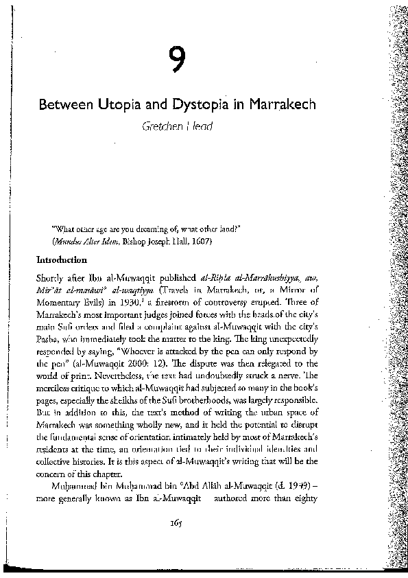 Marrakech essay summary image