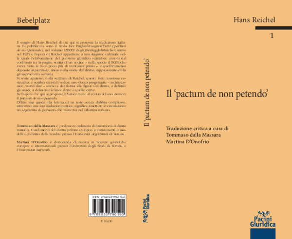 Pactum De Non Petendo (PDF) Il 'pactum de non petendo'