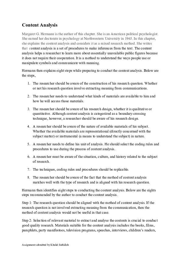 (DOC) Content Analysis