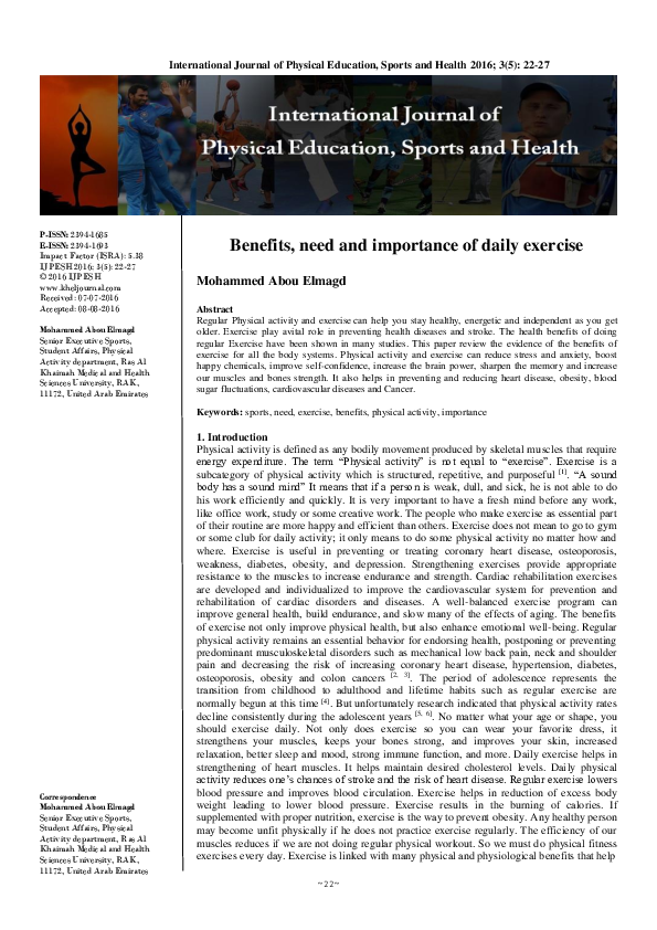 pdf-benefits-need-and-importance-of-daily-exercise