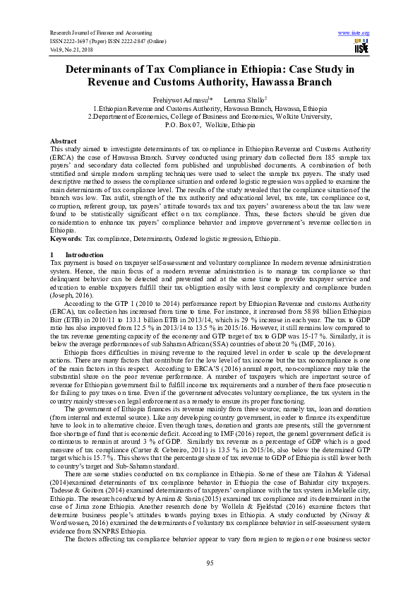 Ethiopia case essay image