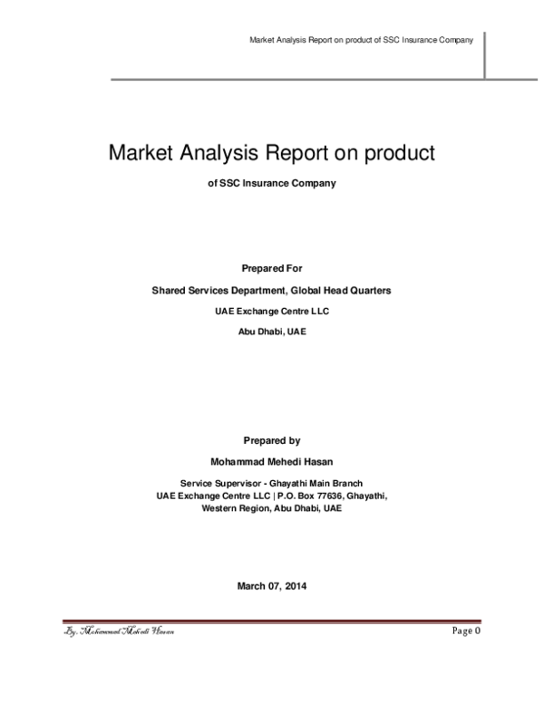 (PDF) Analysis Report