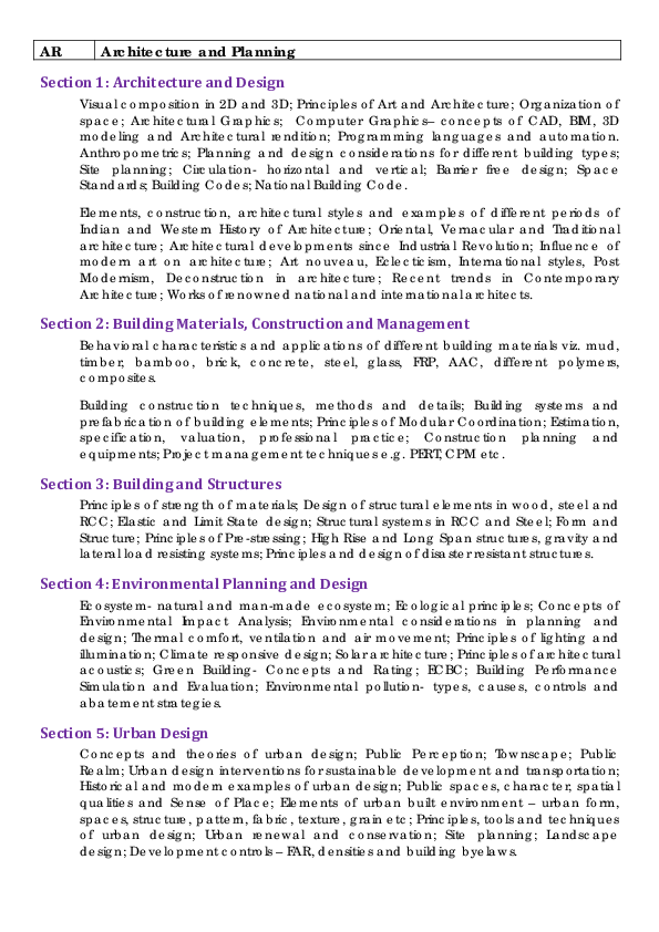 (PDF) AR Architecture and Planning Section 1: Architecture and Design ...