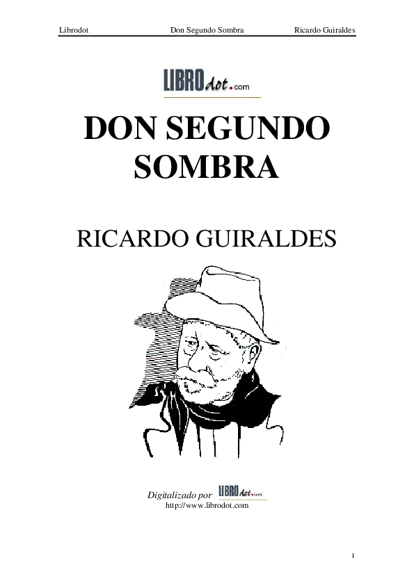 (PDF) Güiraldes - don segundo sombra