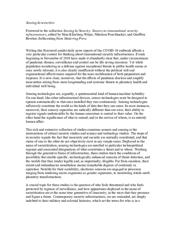 Pdf Foreword Lucy Suchman Academia Edu