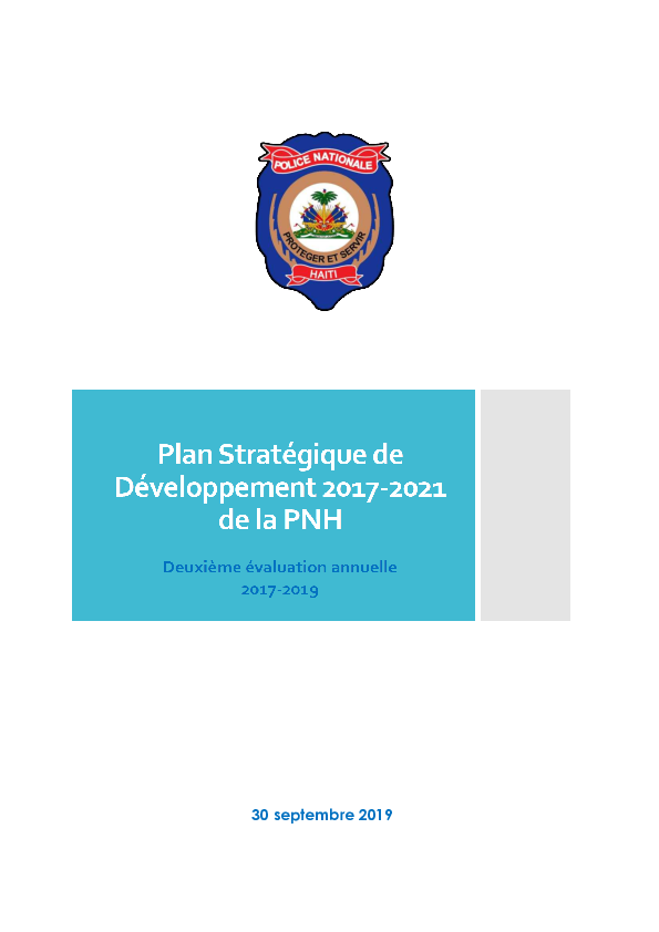 (PDF) Deuxieme rapport d'évaluation annuelle du plan stratégique de ...