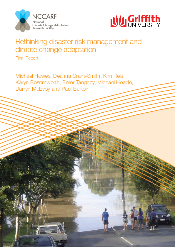 (PDF) Rethinking disaster risk management and climate change adaptation