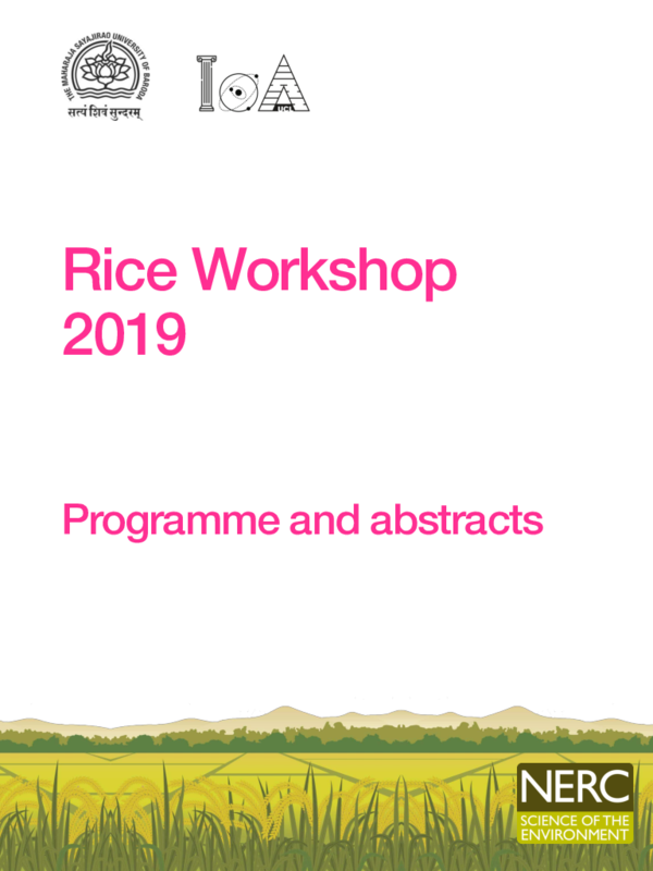 (PDF) Programme and abstracts of rice workshop 2019