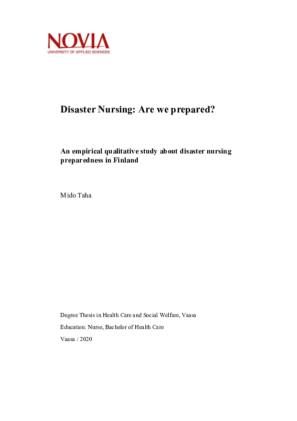 Empirical thesis structure image