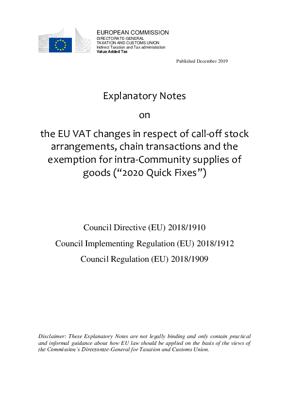 (PDF) Explanatory notes 2020 quick fixes en Mara Cătălina Academia.edu