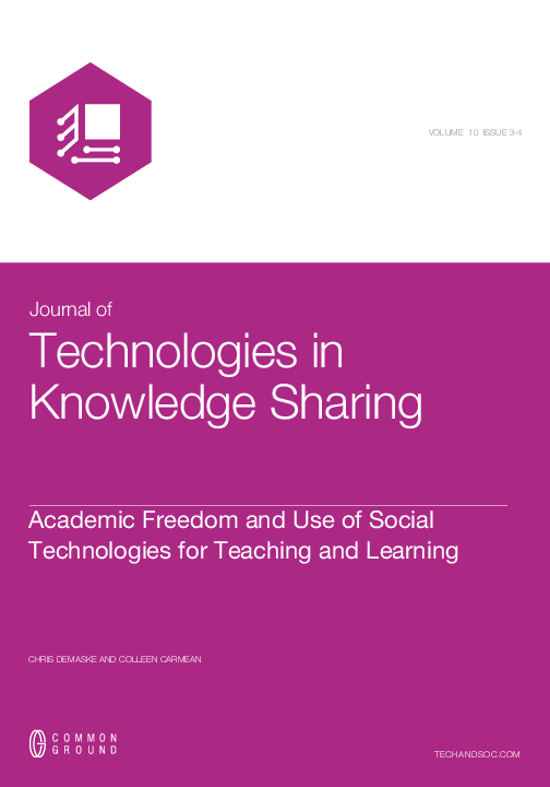 (PDF) Technologies in Knowledge Sharing Academic Freedom and Use of ...