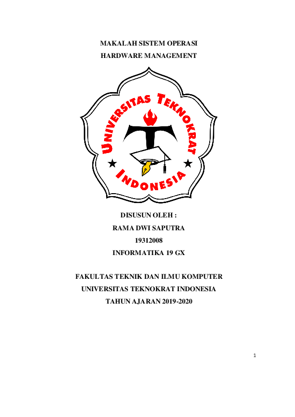 (PDF) HARDWARE MANAGEMENT