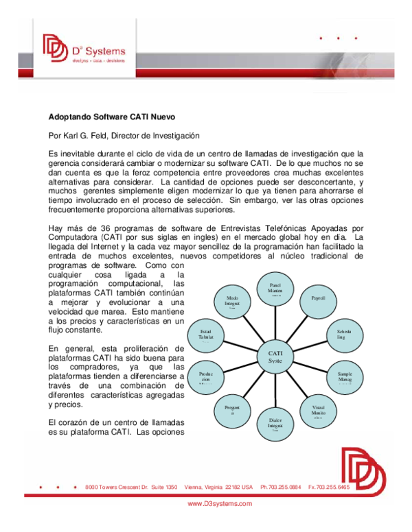 (PDF) Adoptando Software CATI Nuevo