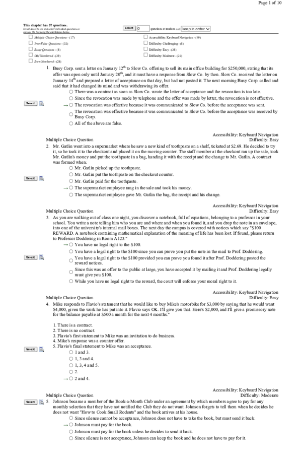 (PDF) business law chapter 7