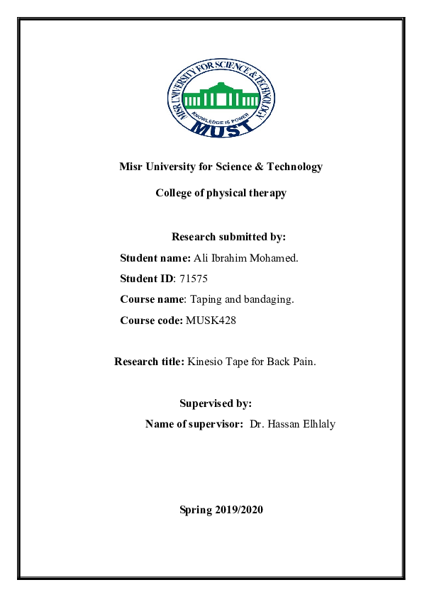(DOC) Tapping reasearch