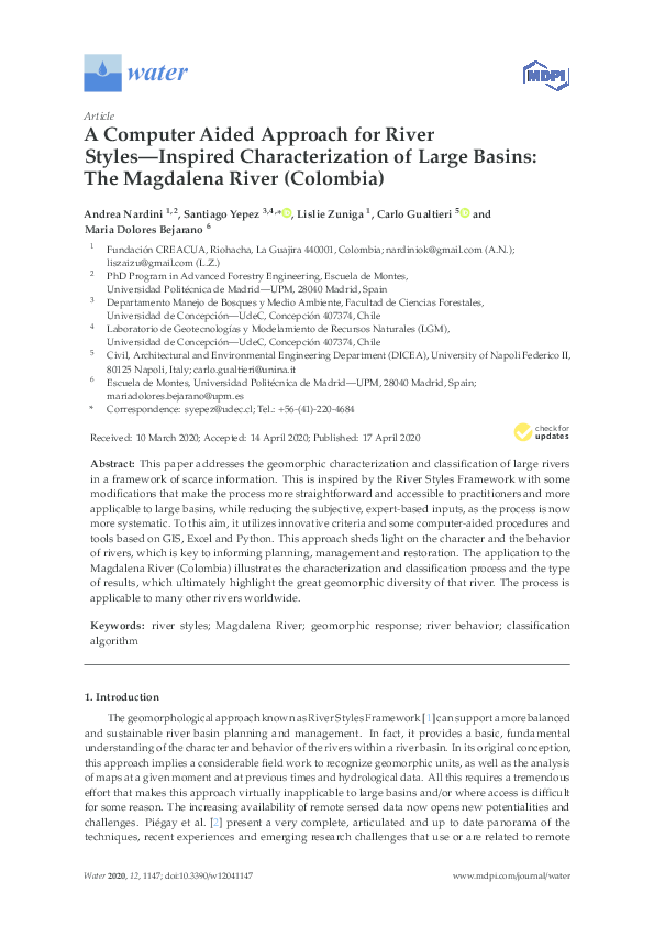 (PDF) A Computer Aided Approach for River Styles-Inspired ...