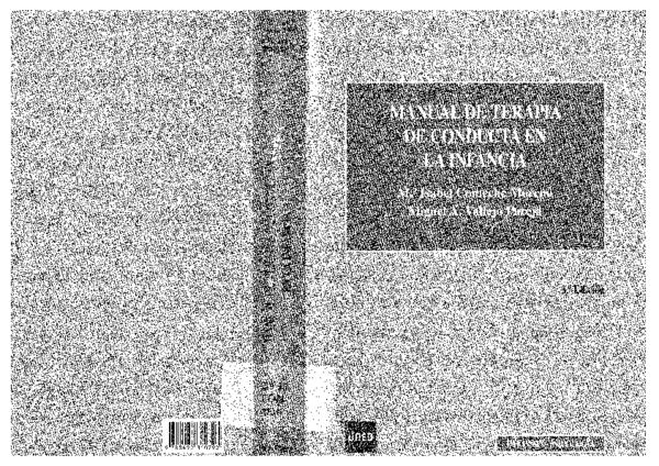 (PDF) Libro Manual de Terapia de Conducta en la Infancia 2 ed Isabel