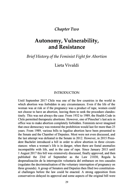 (PDF) Autonomy, Vulnerability and Resistance