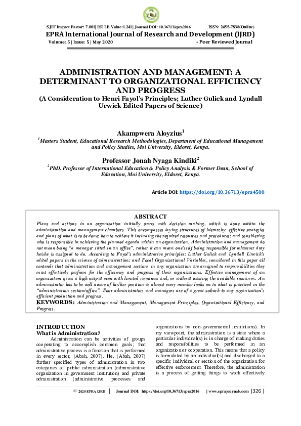 (PDF) EPRA International Journal of Research and Development (IJRD ...