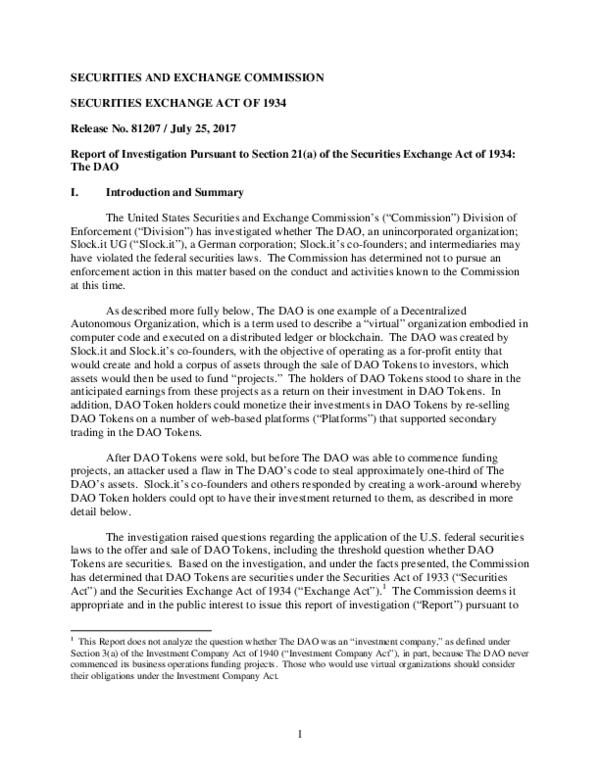 (PDF) SECURITIES AND EXCHANGE COMMISSION SECURITIES EXCHANGE ACT OF 1934