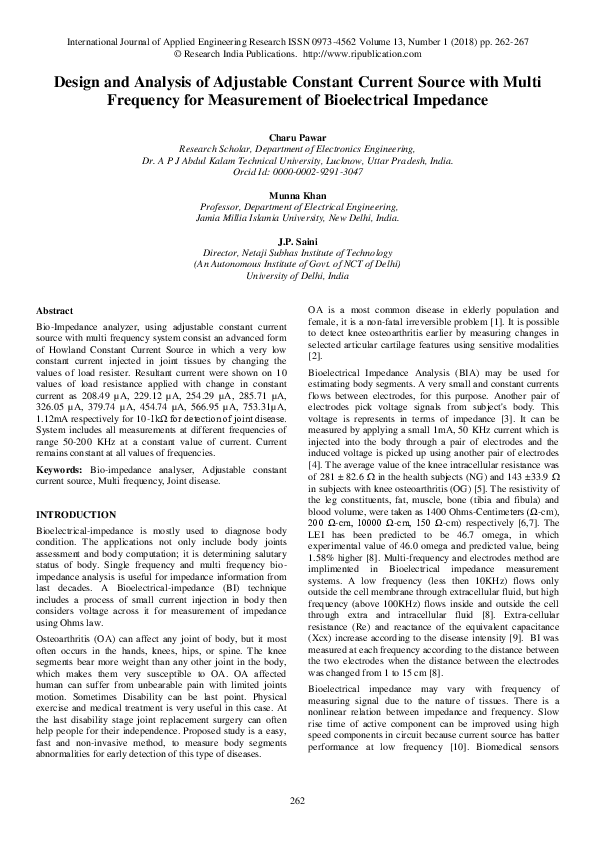 (PDF) Design and Analysis of Adjustable Constant Current Source with ...