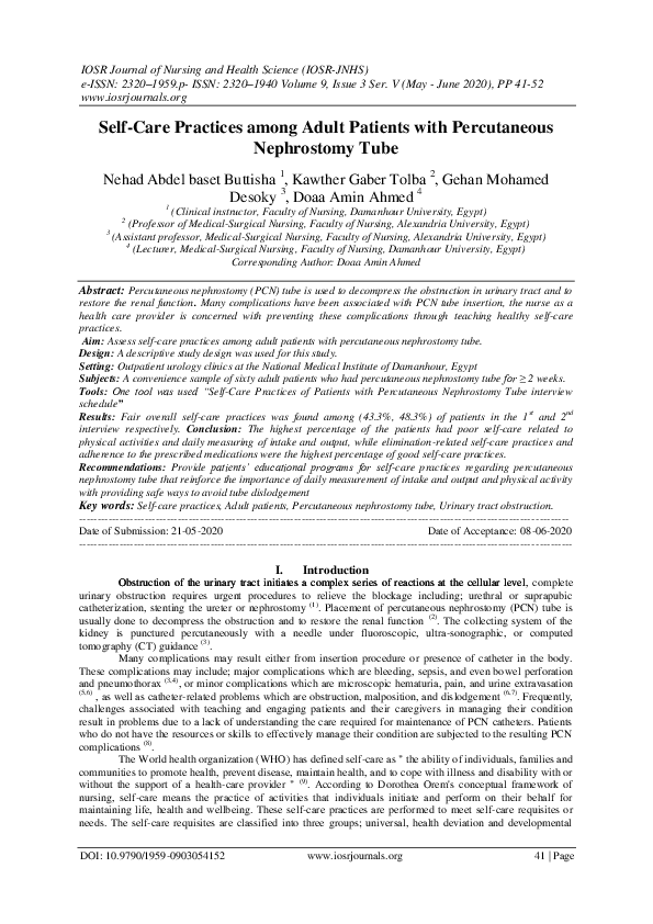 Percutaneous nephrostomy essay picture