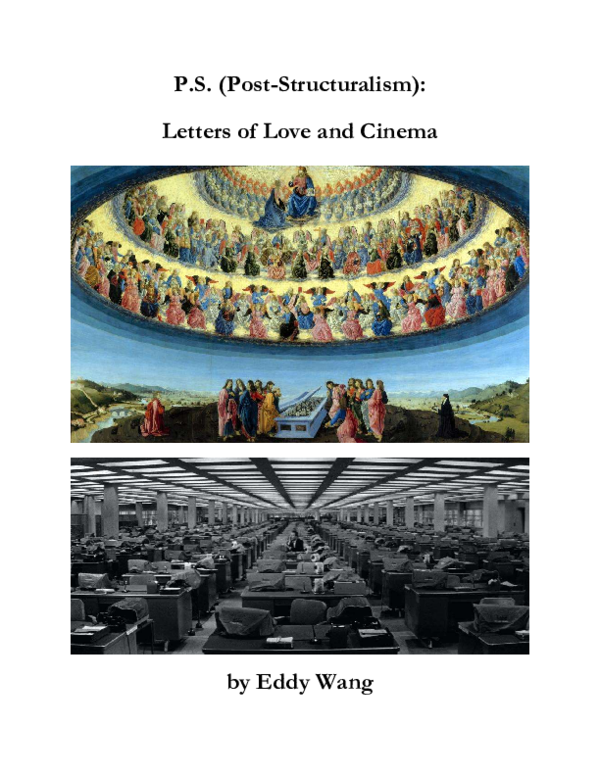 (PDF) P.S. (PostStructuralism) Letters of Love and Cinema Eddy Wang