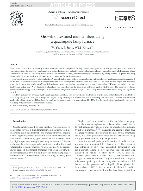 (PDF) ARTICLE IN PRESS +Model