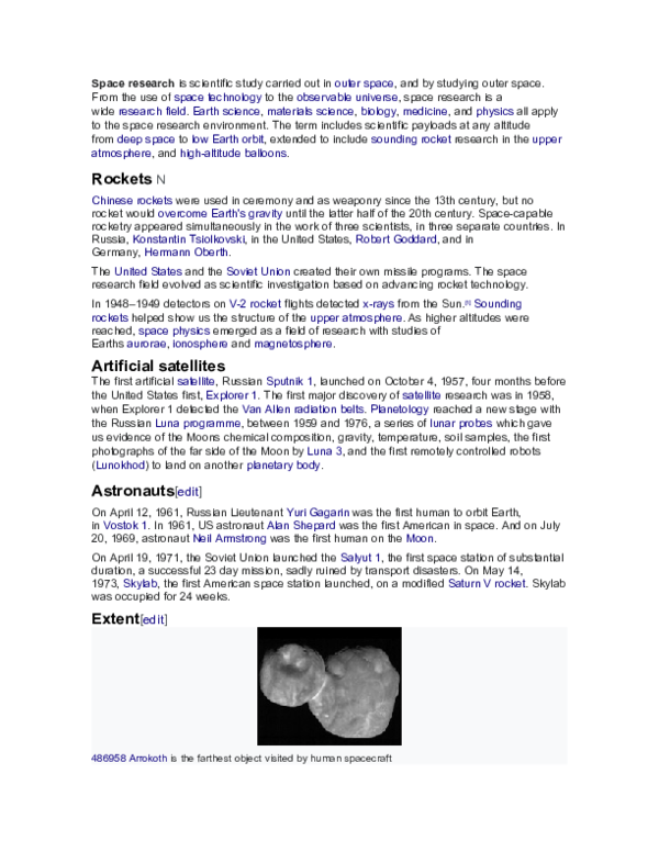 (DOC) Space research