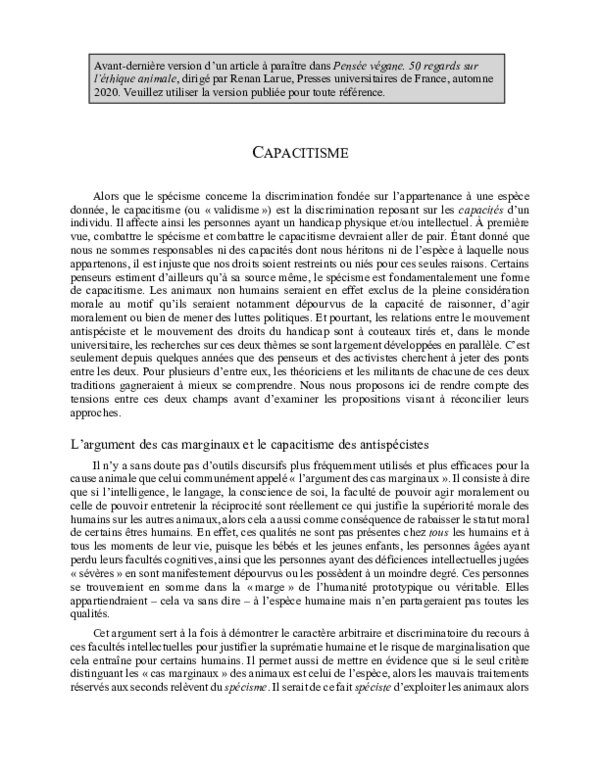 (PDF) Capacitisme (PUF, 2020)