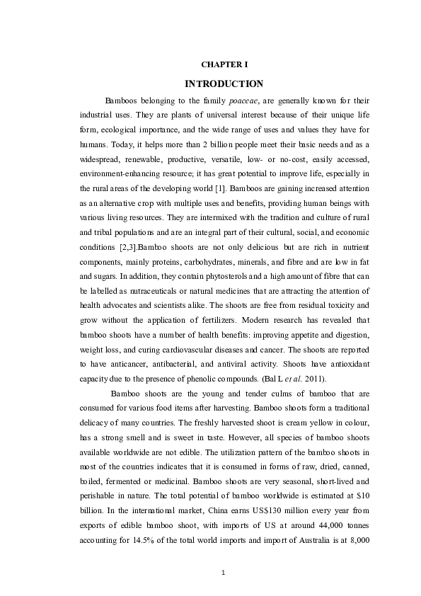 Edible bamboo shoots image