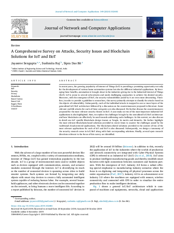 (PDF) A Comprehensive Survey on Attacks, Security Issues and Blockchain ...