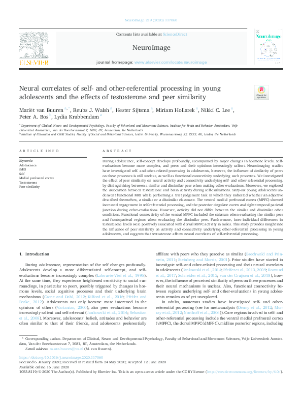 (PDF) Neural correlates of self-and other-referential processing in ...