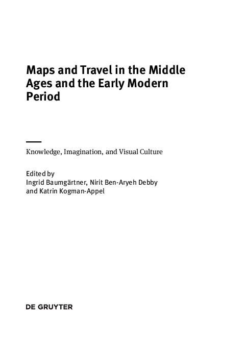 (PDF) *Maps and Travel in the Middle Ages and the Early Modern Period