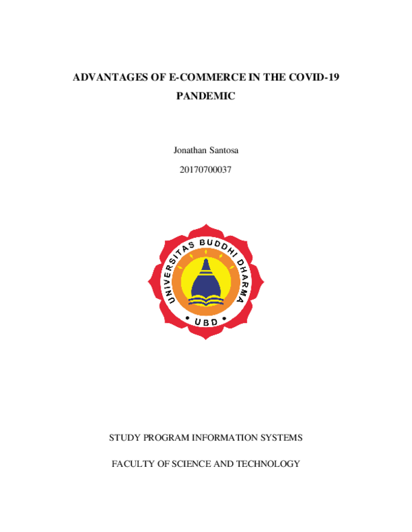 (PDF) ADVANTAGES OF E-COMMERCE IN THE COVID-19 PANDEMIC