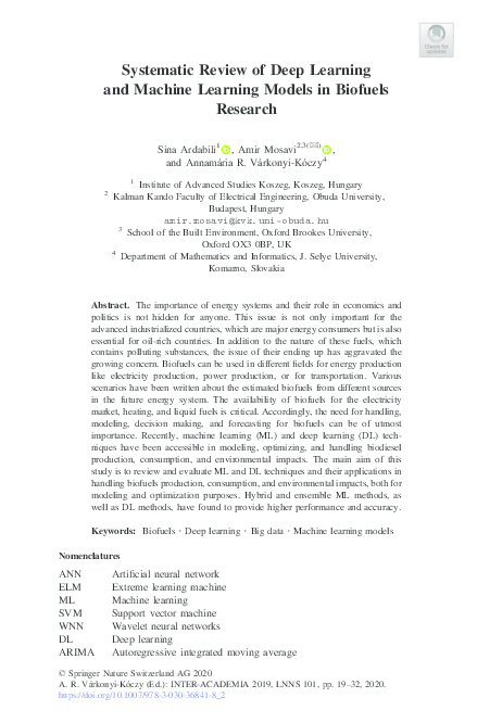 (PDF) Systematic Review of Deep Learning and Machine Learning Models in ...