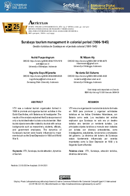(PDF) Utopía y Praxis Latinoamericana publica bajo licencia Creative ...