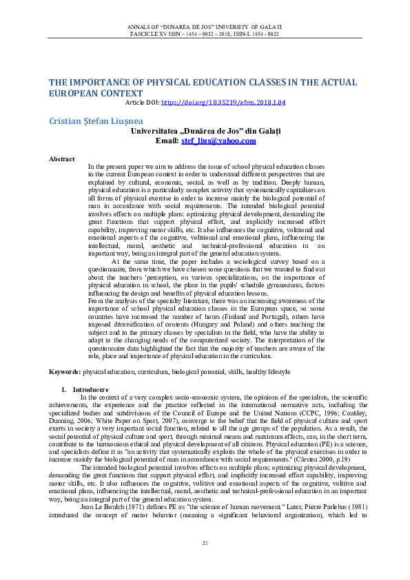 IMPORTANCE OF STATISTICS IN PHYSICAL EDUCATION PDF visual data 5