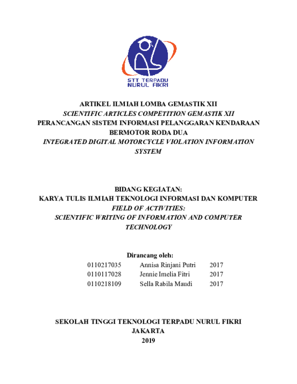 Karya Tulis Ilmiah Research Papers Academia Edu