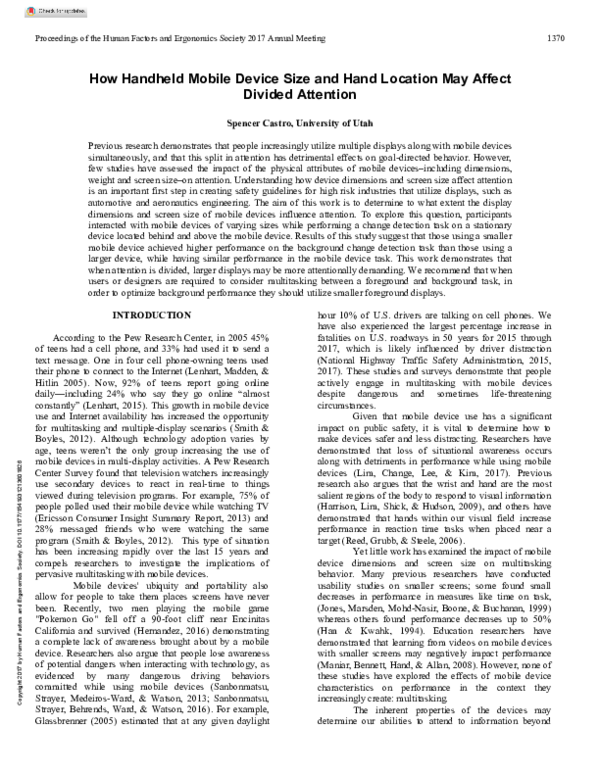 Divided attention essay picture